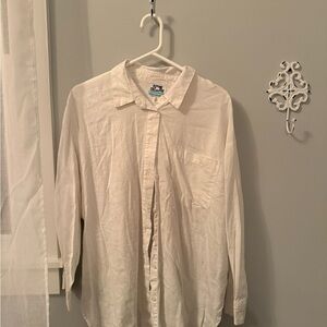 Classic White Casual Button Down Shirt